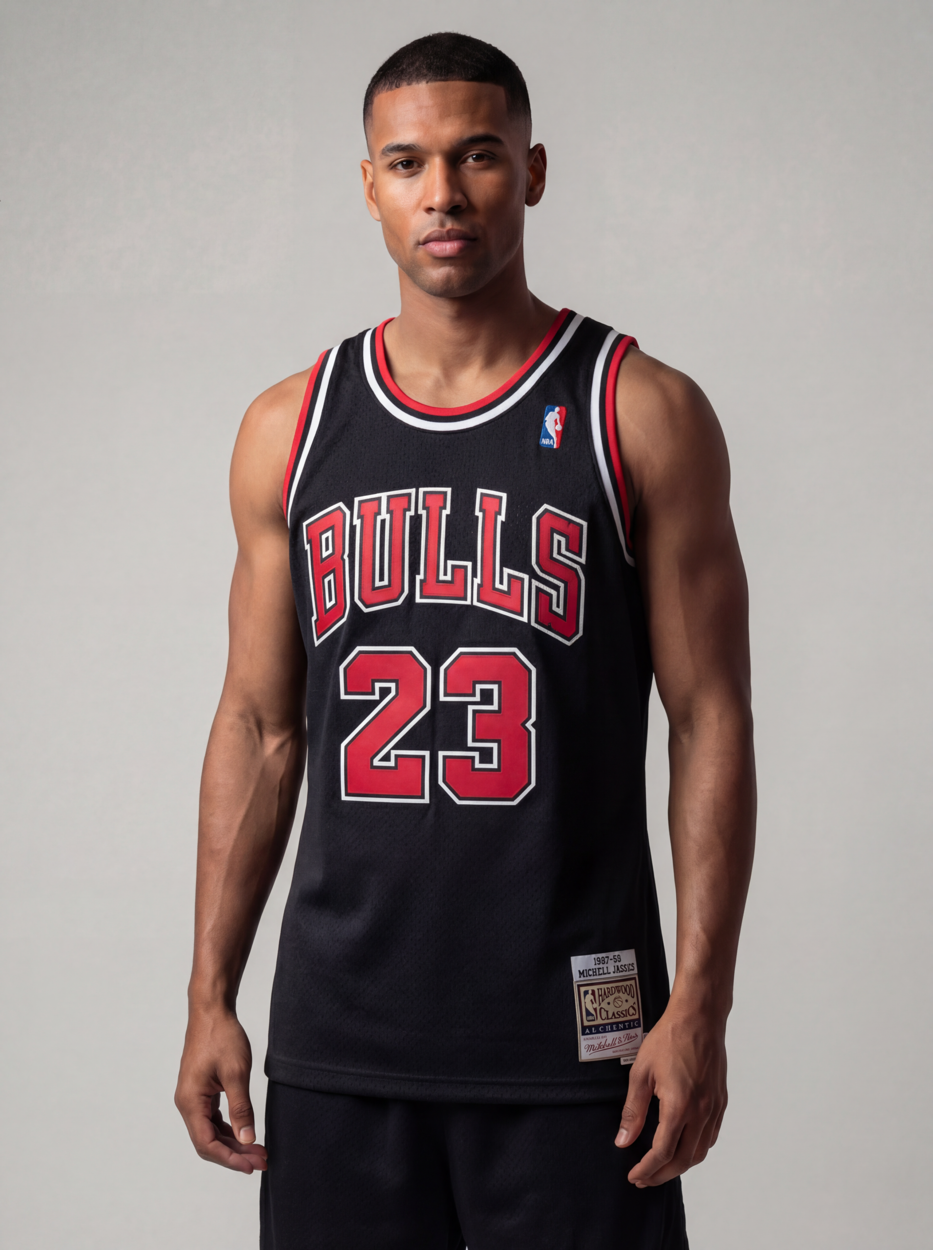 Chicago Bulls #23 Michael Jordan 1997-98 Mitchell & Ness Hardwood Classics Authentic Jersey